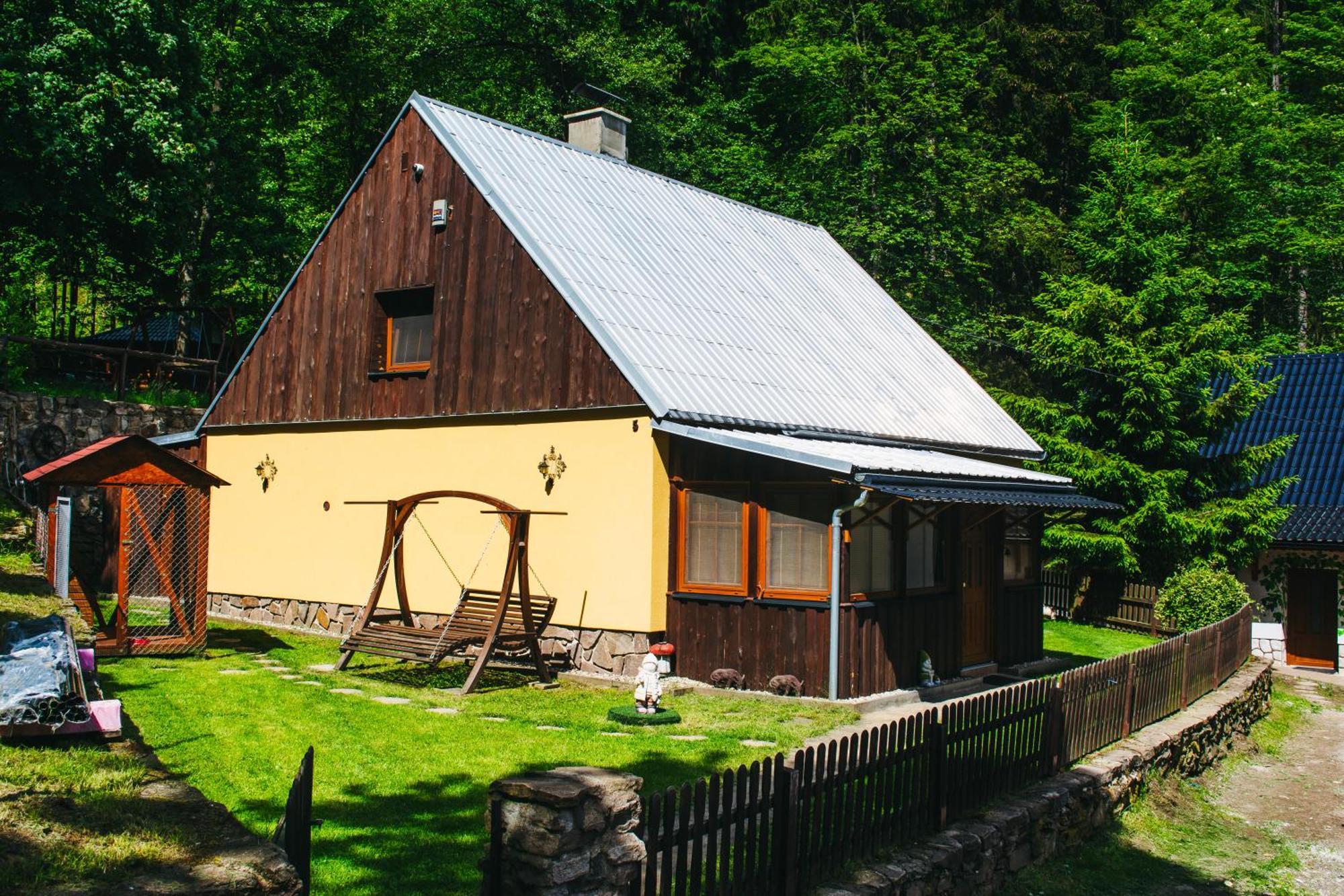 Chata Pohadka- "Lesni Udoli" Perštejn Exterior foto